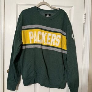47 Brand Packers Green and Yellow Sweatshirt